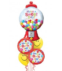 Композиция из шаров "Букет на день рождения" 